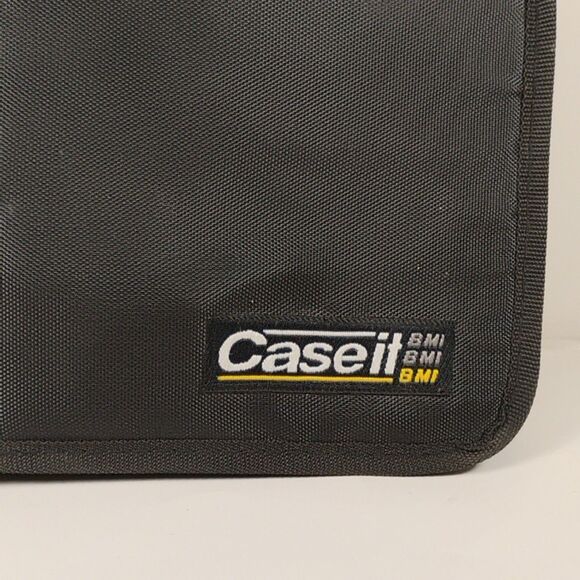 CD Case Holder Organizer 24 CDs Nylon Zippered Black Storage Travel Carry - Picture 4 of 6